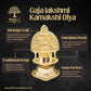 Gaja Lakshmi Kamakshi Brass Diya for Pooja | 5.75 Inch, 380g