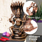 5-Inch Copper Handmade Lakshmi Narasimha Idol | Patina Antique Finish | 750 gm | 1 Pc