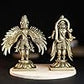 Garuda Hanuman Set Panchloha Idol | 3 inches Height | 320 Gram Handmade Traditional Hindu Religious Statue