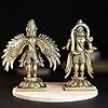 Garuda Hanuman Set Panchloha Idol | 3 inches Height | 320 Gram Handmade Traditional Hindu Religious Statue