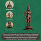 Lord Vishnu Idol | Antique Brass Finish Narayana Murti