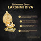 Gaja Lakshmi Kamakshi Brass Diya for Pooja | 6 Inch, 425g