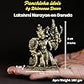 180 gm Lakshmi Narayan on Garuda panchloha | Size 8 × 6 × 5 cm | Handcrafted Traditional Hindu God Statue