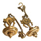 Pure Brass shanku Chakra Table Diya