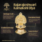 Rajarajeshwari Kamakshi Brass Diya for Pooja | 5.75 Inch, 400g