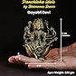 Gayatri Devi Panchloha Idol | 3 Inches Height | 320 Gram Handmade Traditional Hindu Religious Statue