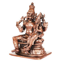 Copper Lakshmi Narasimha Idol | 4-Inch | Patina Antique Finish | 600 gm | 1 Pc