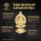 Rajarajeshwari Kamakshi Brass Diya for Pooja | 5.5 Inch, 370g