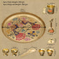 Brass Pooja Thali Set | Traditional Pooja Plate with Diya, Kalash, Cups & Accessories