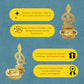 Brass Murugan Vel Pooja Diya | Handcrafted Golden Finish