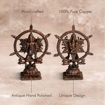 Sudarshan Chakra Idol 145gm, Pure Copper