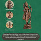 Lord Rama Idol | Antique Brass Finish Ram Murti with Bow & Arrow