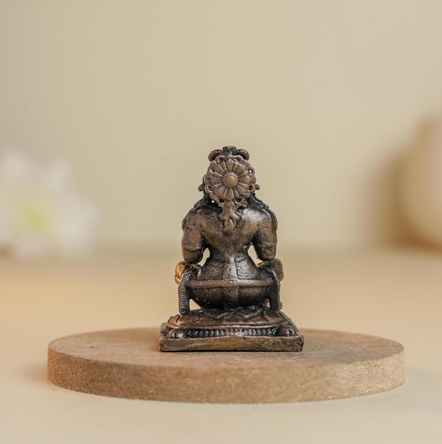 Vedavyasa 1.5-Inch 40 gm | Handmade Copper Idol with Patina Antique Finish | Mini Veda Vyasa Murti for Pooja Ghar