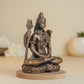 Meditating Shiva | 8 cm | 300gm Handmade Copper Idol | Antique Patina Finish | Lord Shiva Murti Statue