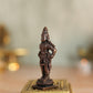Copper Idol Lord Vishnu Idol | Antique Brass Finish