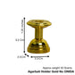 1.25-Inch Brass Agarbatti & Dhoop Holder (50g, 1 Piece)