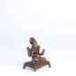 Peeta Saraswati Idol | 60 gm,5 inches  Saraswati Murti | Antique Finish Metal God Statue for Home Temple