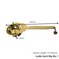 Pure Brass Ledle Aarti | Traditional Dhoop Aarti Stand | Pooja Essential for Home Temple Rituals (173 Grams, Pack of 1 Piece)