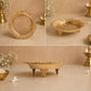 Brass Chowki for God Idols | 5-Inch | Heavy-Duty 220 gm Stand
