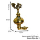 Pure Brass Oil Storage Hanging & Table Diya | 10 Inches, Brass Colour