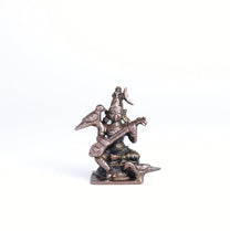 Matangi Devi Idol | 50 gm ,5 inches Murti | Antique Finish Metal God Statue for Home Temple |