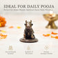Copper Nandi Idol, 1.25 inches, 60 Grams, Patina Antique Finish