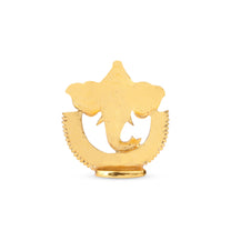 Gold Plated Chandra Ganpati Idol (6 CM)