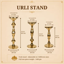 Brass Urli/Uruli Stand 40cm, 60cm Height