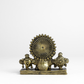 150 gm Balaji Face Panchloha Idol | Size 5 × 6 × 2.5 CM | Handcrafted Tirupati Balaji Divine Face for Home & Temple Décor