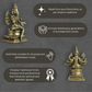 | Varahi Amman Panchaloha Idol | Handcrafted Mini Brass Finish | 7 cm Hindu Goddess idol