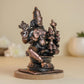NM Lakshmi Narayana | 8 cm | 320gm Handmade Copper Idol | Antique Patina Finish | Lakshmi Vishnu Murti Statue | Pooja Mandir Home Decor