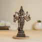 Standing Panchmukhi Hanuman 270gm | 5-Inch Handmade Copper Idol | Patina Antique Finish | Hanuman Murti for Pooja Ghar |