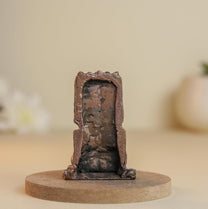 Raghavendra | 2-Inch 50 gm | Handmade Copper Idol with Patina Antique Finish | Mini Guru Raghavendra Swamy Murti for Pooja Ghar,