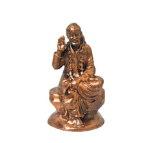 Copper SaiBaba Idol, 70 Grams ,2 inch, Pack of 1