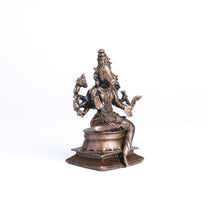 Varahi Idol | 140 gm , 7.5 inches 8 Hands Murti | Antique Finish Metal God Statue for Home Temple |