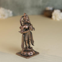Hanuman Idol | 130 gm,7.5 inches  Hanuman New Model  | Standing Bajrangbali Murti for Pooja Room