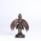 Garuda Idol | 150 gm, 8 inches  New Model | Antique Finish Metal God Statue for Home Temple | Standing Garuda Murti for Pooja Room, Vastu Decor & Spiritual Gift