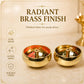 Pure Brass Kuber Pyali Diya, 1.25 Inches, 140 gm