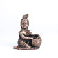 Bal Krishna Idol with Matki | 200 gm ,6.5 inches Krishna Murti | Antique Finish Metal God Statue for Home Temple