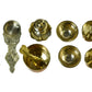 Pure Brass 9-Inch Pooja Thali Set (650g)