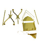 Pure Brass Jhula for Laddu Gopal | Bal Krishna Swing | 4x3 Inches