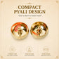 Pure Brass Kuber Pyali Diya, 1.25 Inches, 140 gm