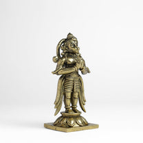 150 Gram Standing Hanuman Panchloha Idol | 3 Inches Height | Handmade Traditional Hindu Religious Statue