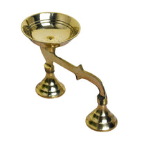 Pure Brass Kapoor Aarti Stand | 3.75 Inches, 165gm