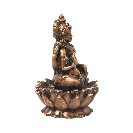 Copper Lakshmi Idol, 2 Inches, 100g