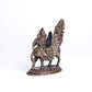 Kamadhenu Idol | 180 gm ,7 inches  Kamadhenu Murti | Antique Finish Metal Cow Statue for Home Temple |