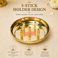 Pure Brass Agardan Plate, 0.8 inches, 70 gm