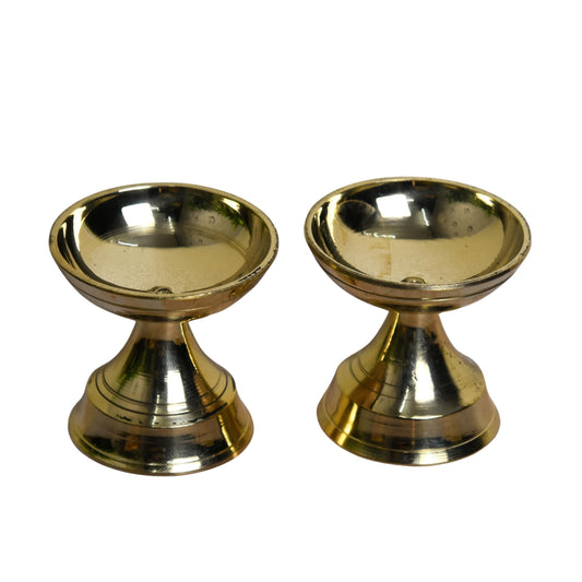 Brass Neeranjan Diya | 2 Inches | 160 gm