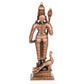 Copper Kartikeya Murugan Idol with Peacock | 6-Inch | Patina Antique Finish | 550g | 1 Pc