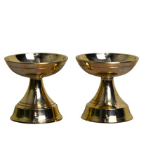 Brass Neeranjan Diya | 2 Inches | 160 gm